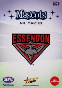 2023 Select AFL Footy Stars - Mascots #M21 Nic Martin Back